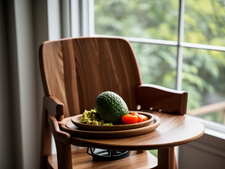 Bebé explorando fruta en trozos como parte de recetas variadas de alimentación complementaria