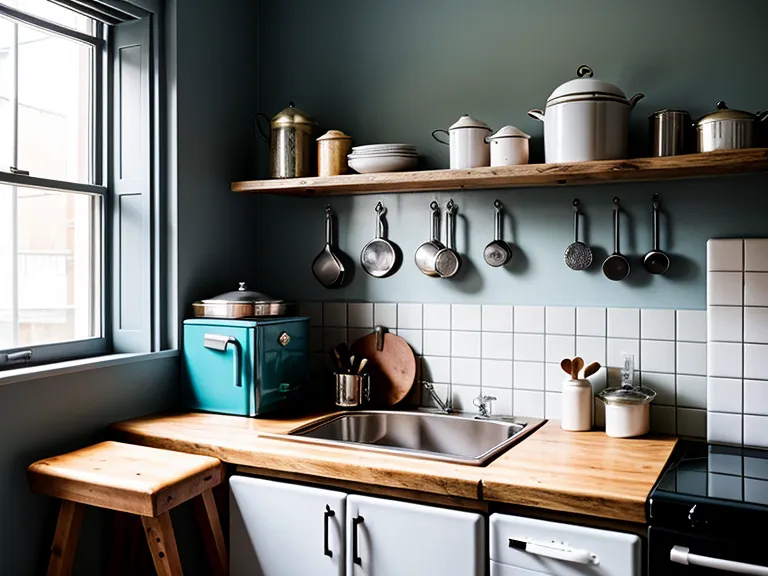 Piso de cocina con restos de comida bajo la silla, parte de la maternidad real en la alimentación complementaria